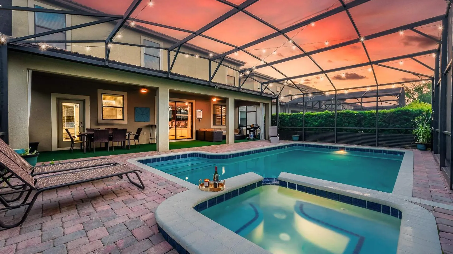 Free Waterpark Lazy River Near Disney Heated Pool Davenport